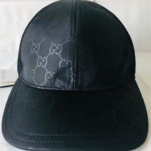 Authentic New GUCCI Monogram Muster Baseball Cap - Large, 59cm.